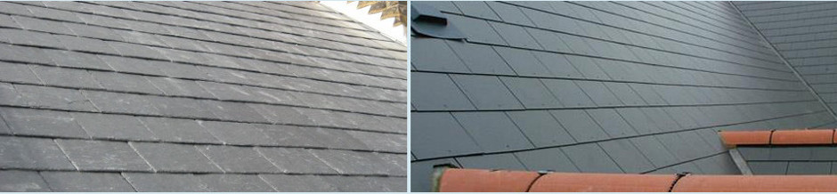 Natural Welsh slate.